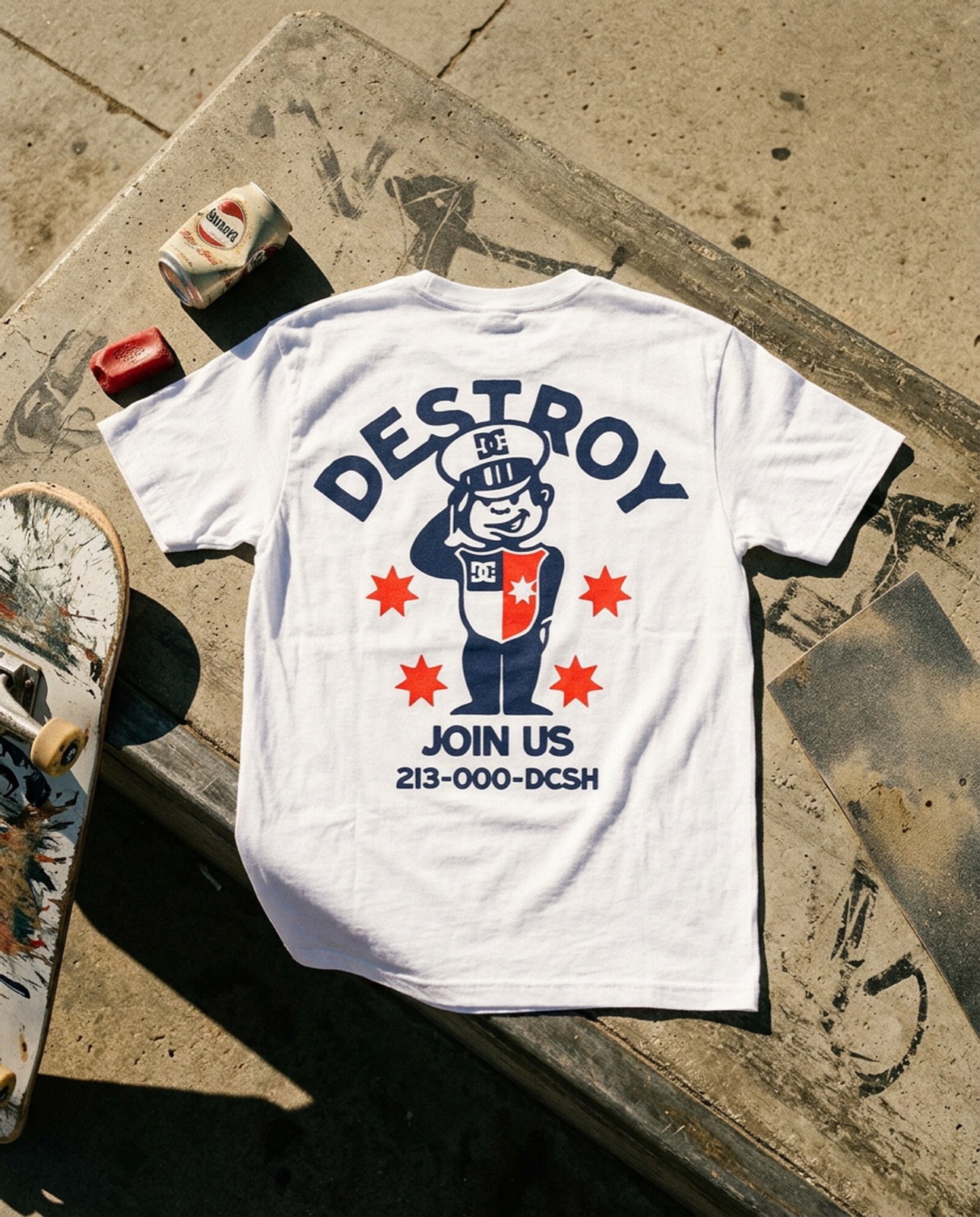 DC Shoes — Skate graphics designed by Keep Pushing Studio, Montreal