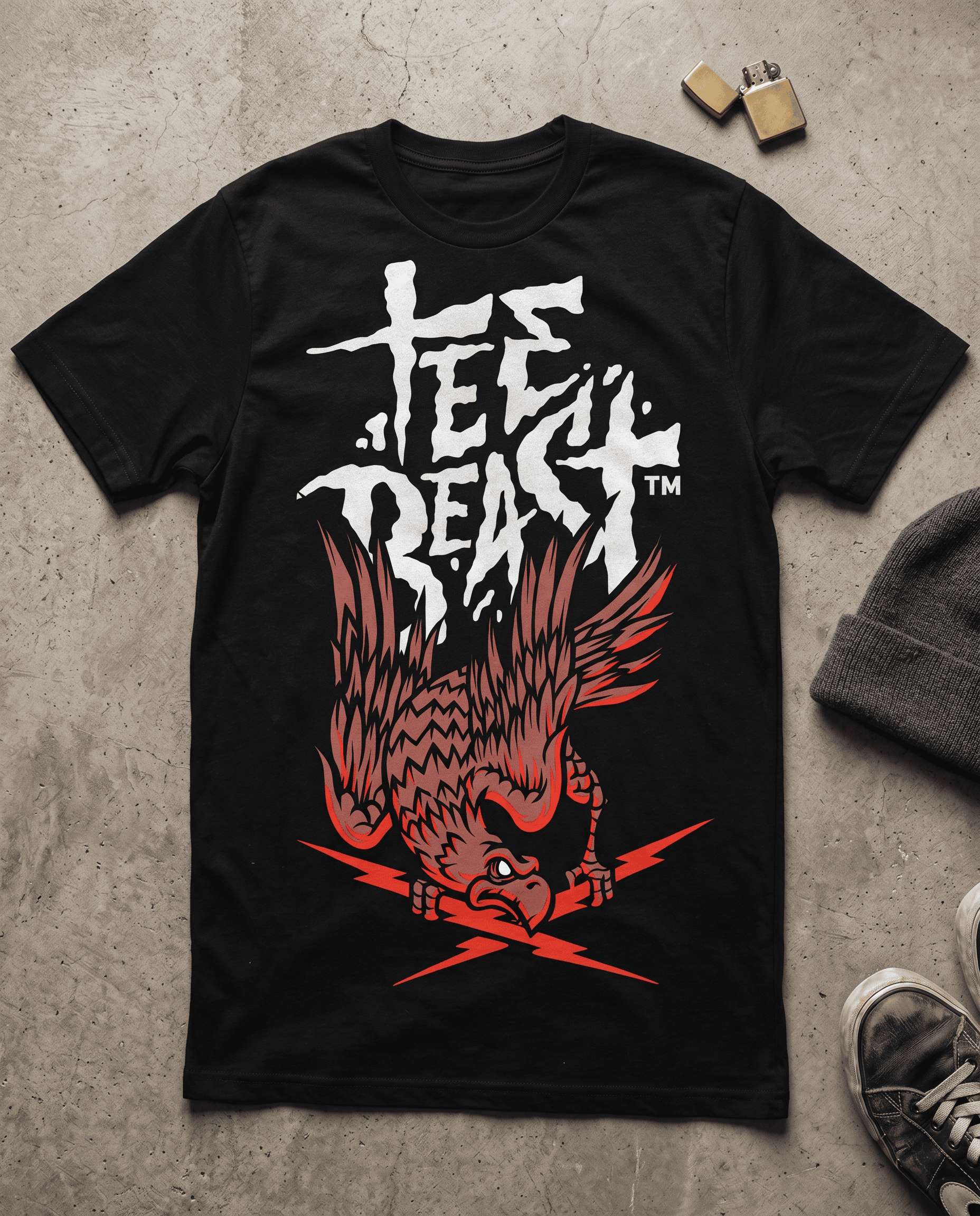 Keep Pushing — Apparel mockup designed by Keep Pushing Studio, Montreal
