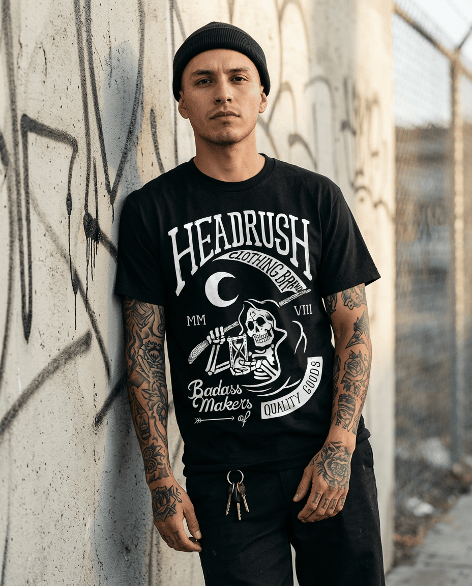 Keep Pushing — Apparel mockup designed by Keep Pushing Studio, Montreal