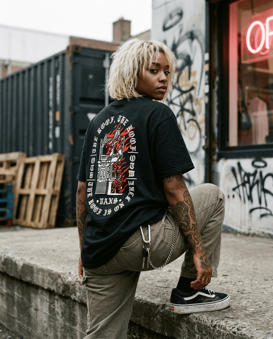 Keep Pushing — Apparel mockup designed by Keep Pushing Studio, Montreal
