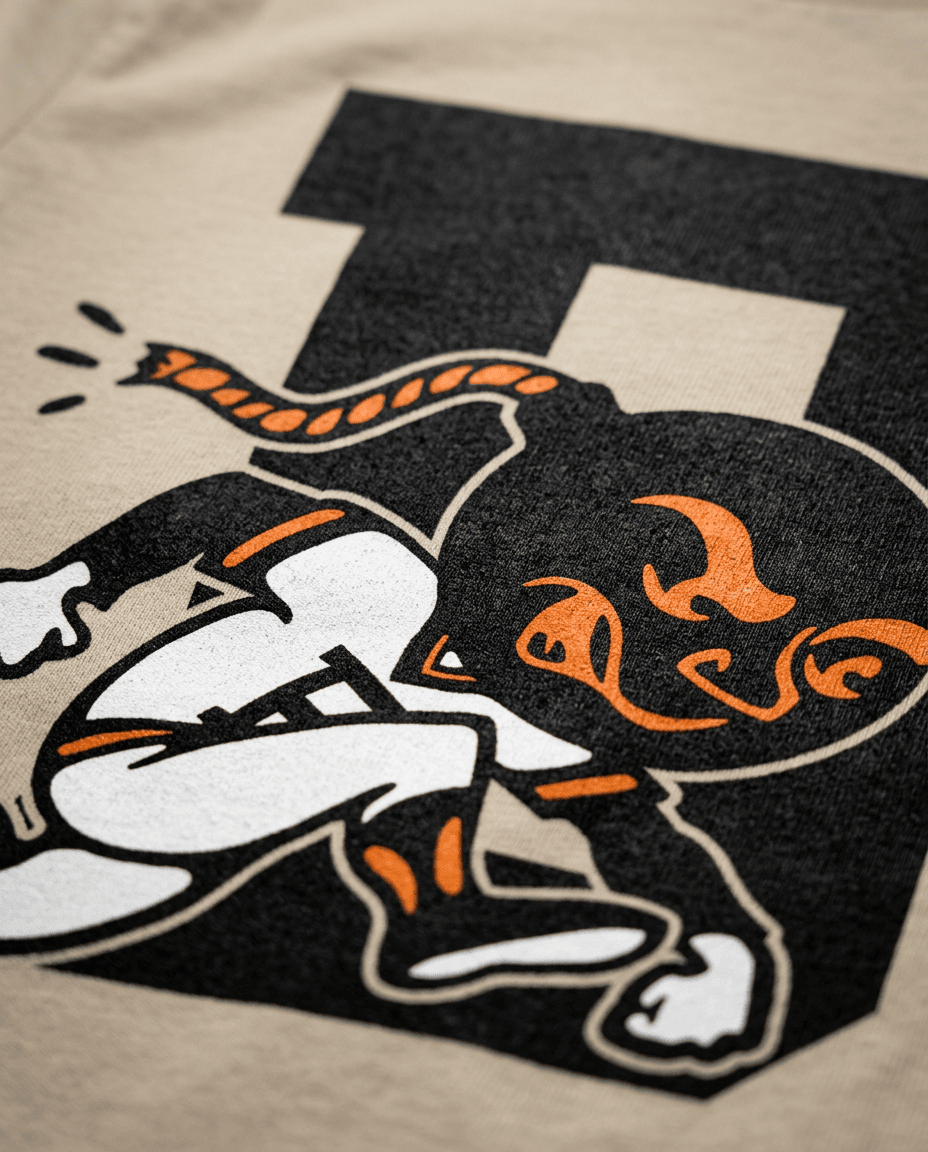 Keep Pushing — Apparel mockup designed by Keep Pushing Studio, Montreal