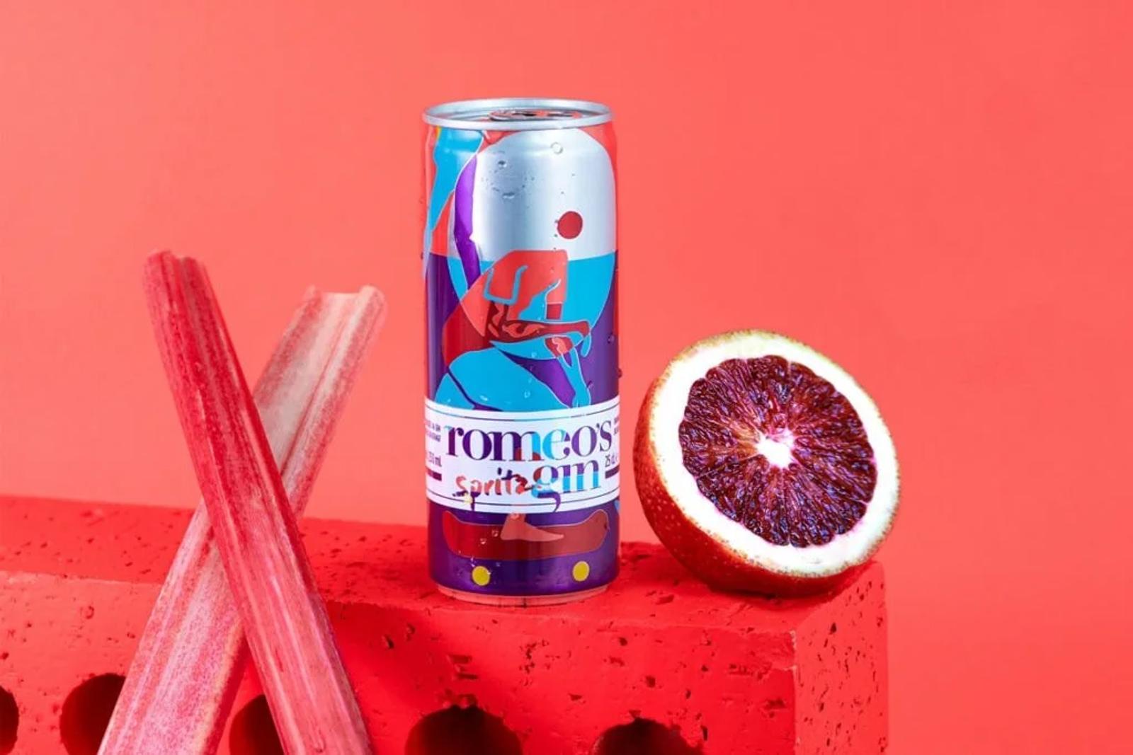 Romeos Gin — Illustration designed by Keep Pushing Studio, Montreal