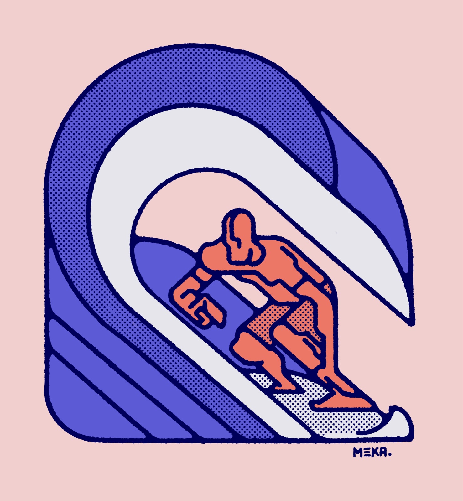 Illustration — Editorial designed by Keep Pushing Studio, Montreal