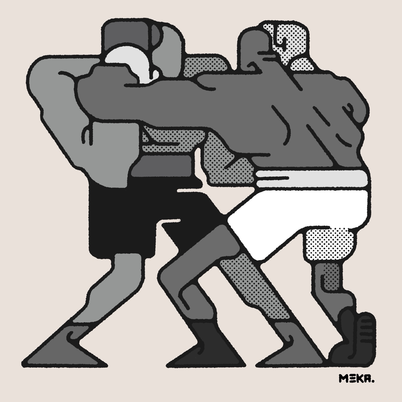 Illustration — Editorial designed by Keep Pushing Studio, Montreal