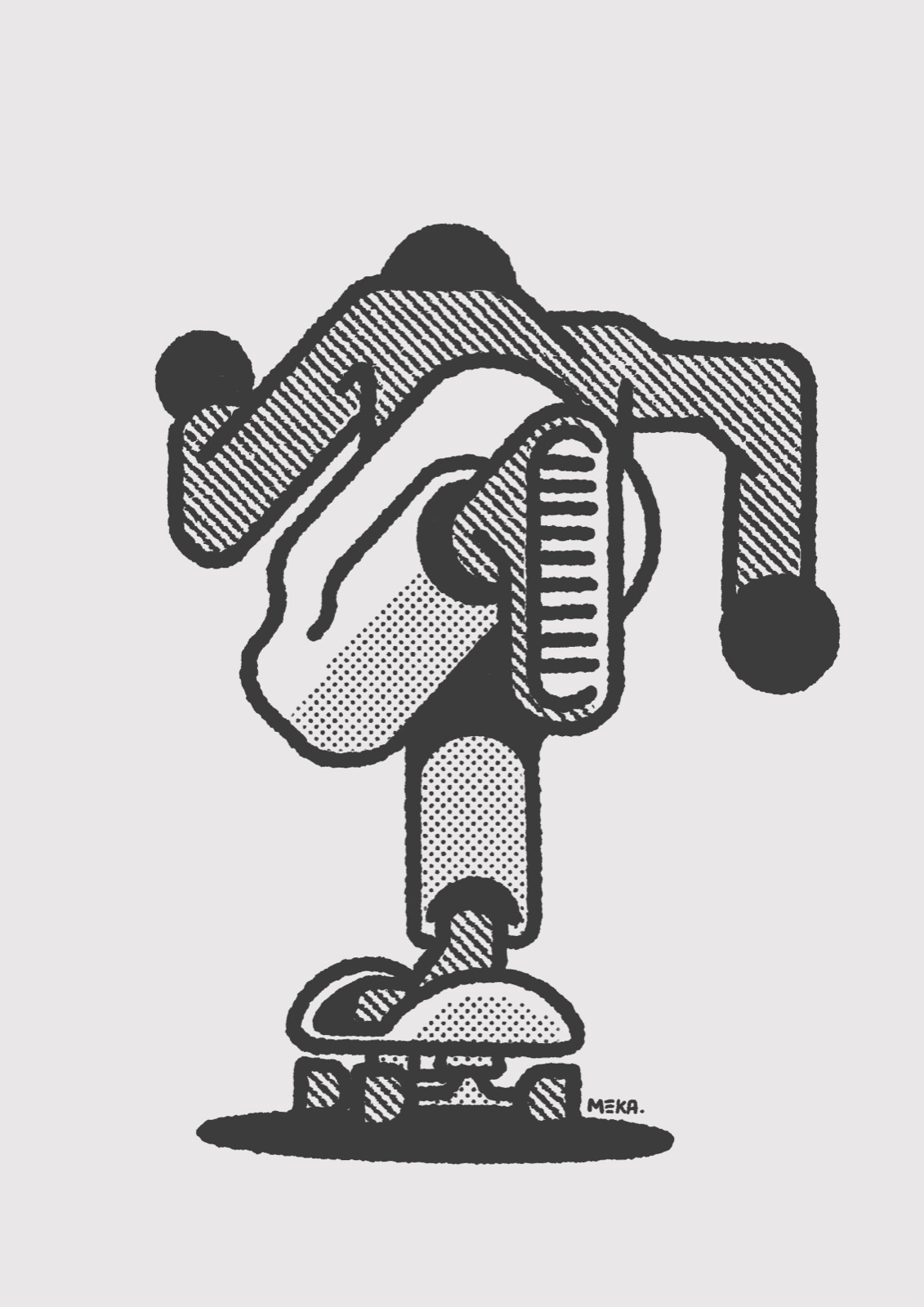 Illustration — Editorial designed by Keep Pushing Studio, Montreal