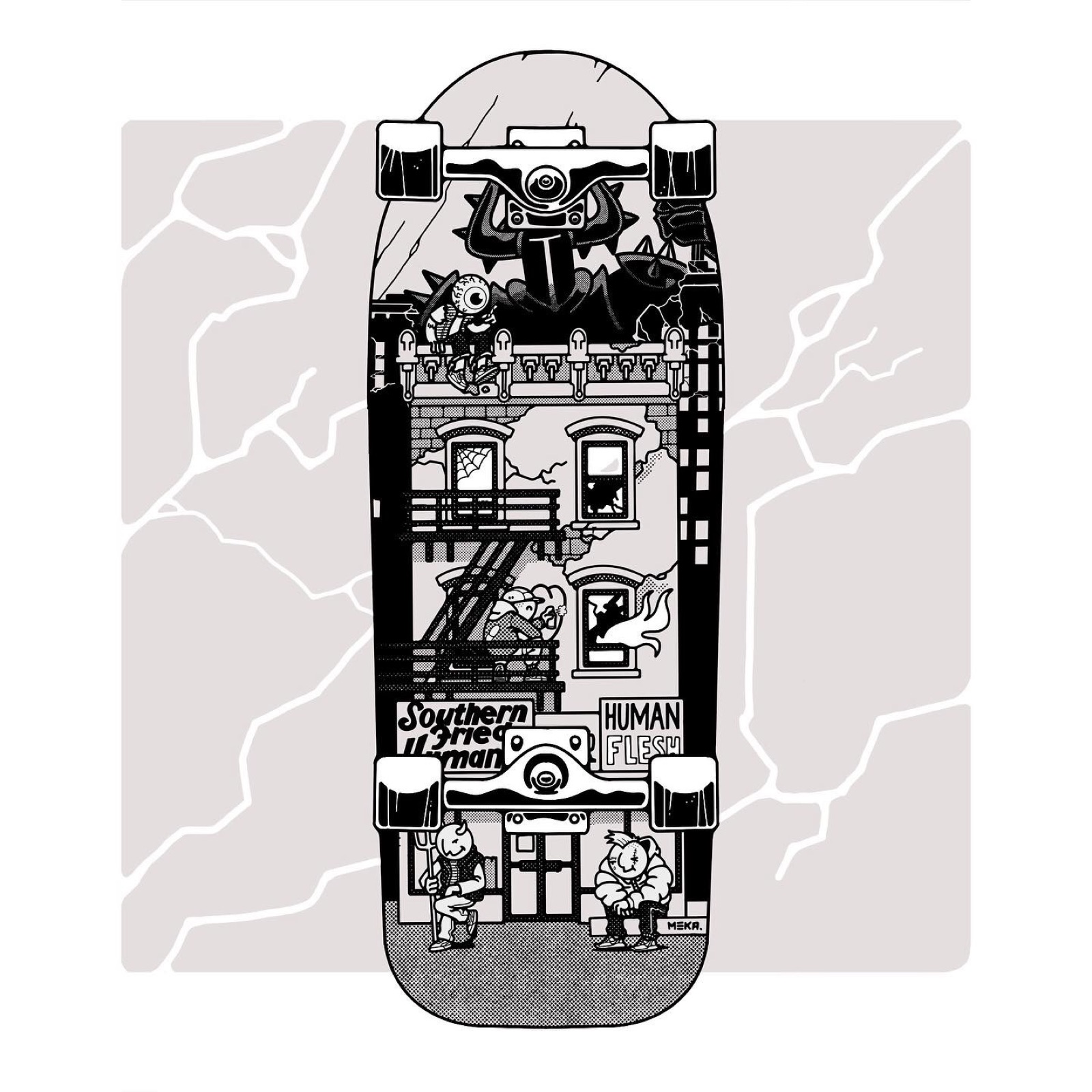 Illustration — Editorial designed by Keep Pushing Studio, Montreal