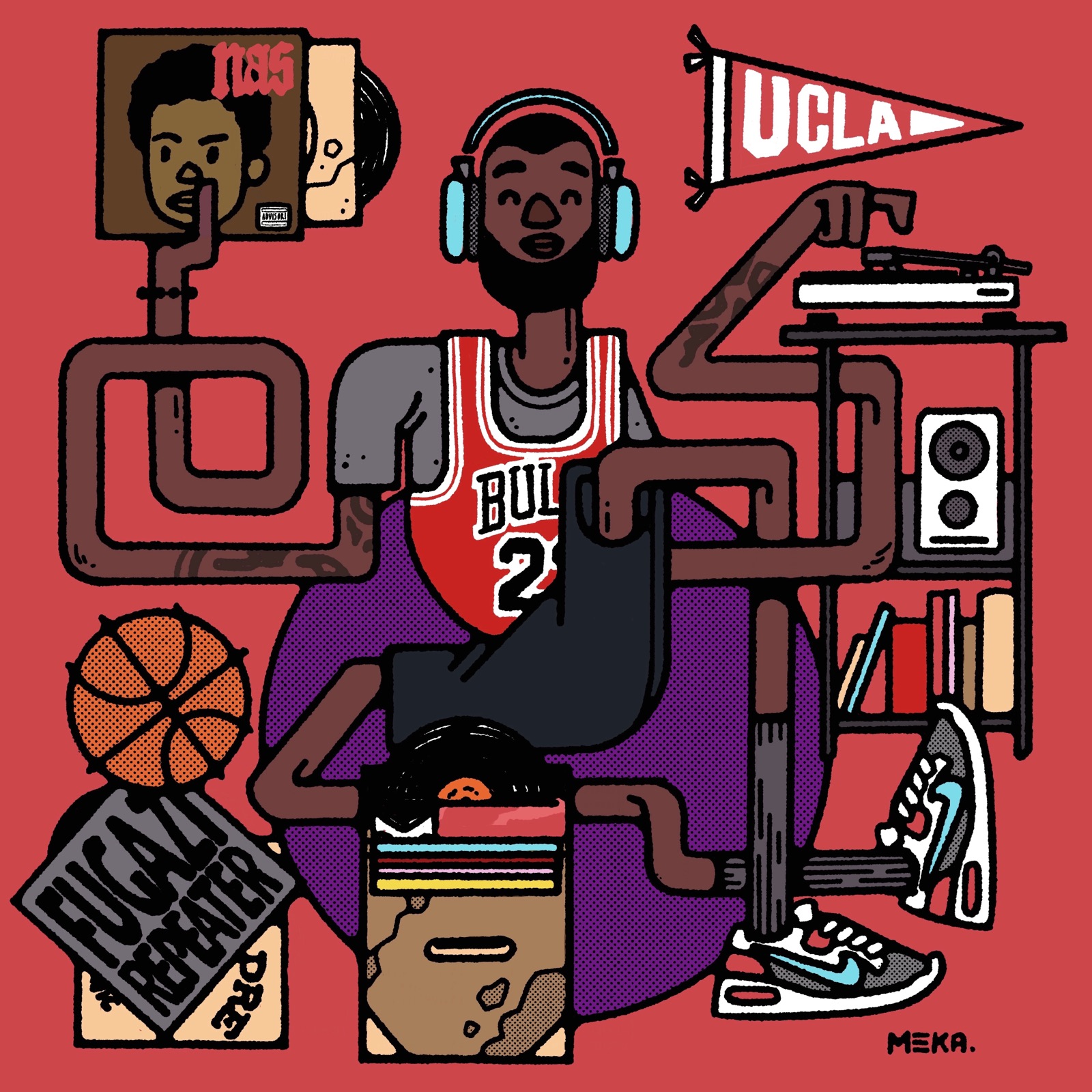Illustration — Editorial designed by Keep Pushing Studio, Montreal