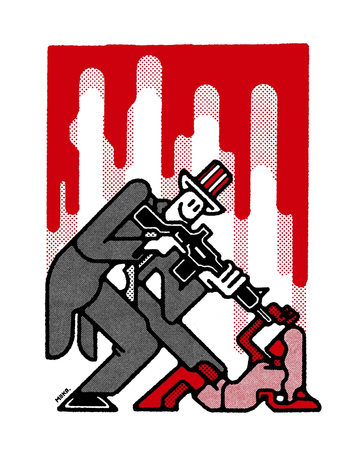 Illustration — Editorial designed by Keep Pushing Studio, Montreal