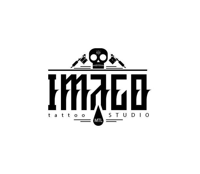 Imago Tattoo Studio — Identity designed by Keep Pushing Studio, Montreal