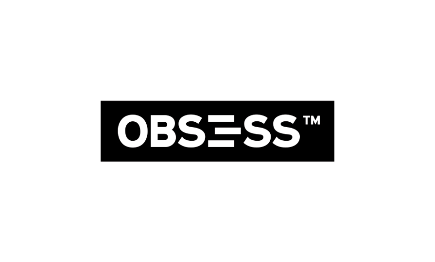 Obsess — Wordmark designed by Keep Pushing Studio, Montreal