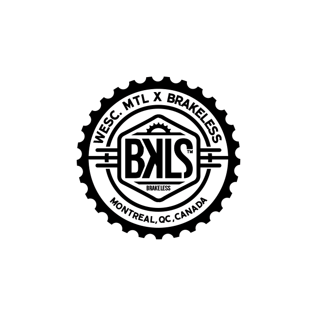Brakeless x WESC — Badge designed by Keep Pushing Studio, Montreal