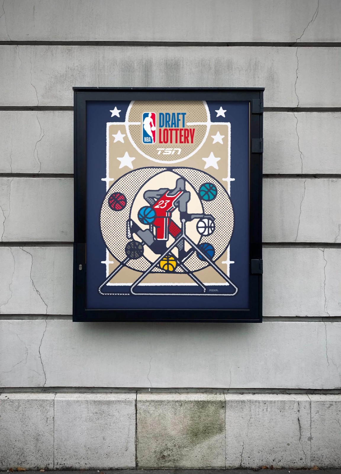 NBA x Microsoft — Key visuals designed by Keep Pushing Studio, Montreal