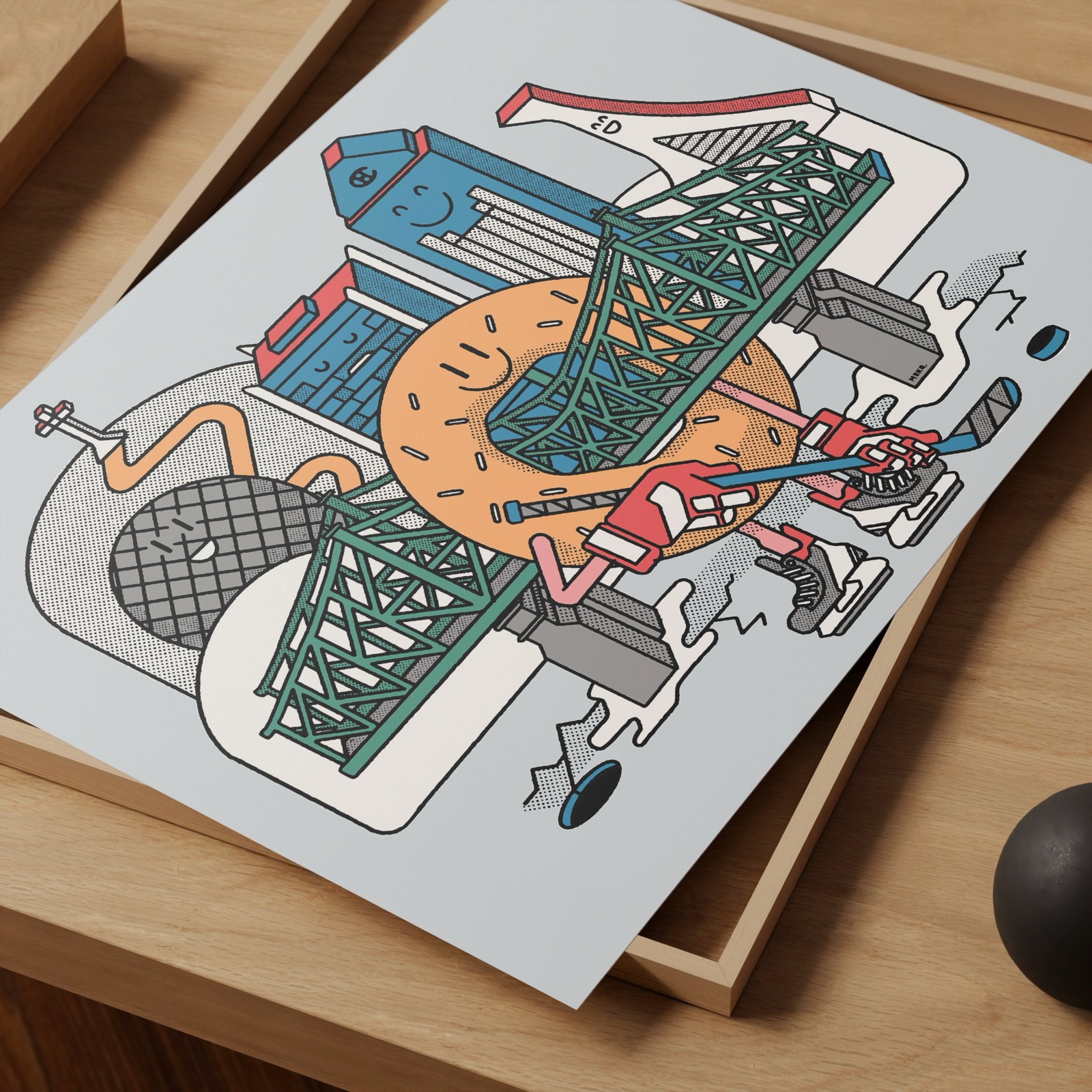 Key visual — Poster designed by Keep Pushing Studio, Montreal