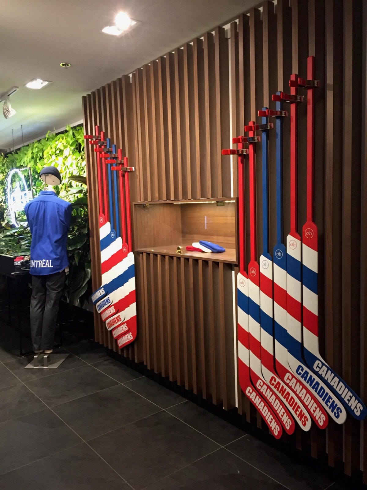 OTH x Canadiens — Installation designed by Keep Pushing Studio, Montreal