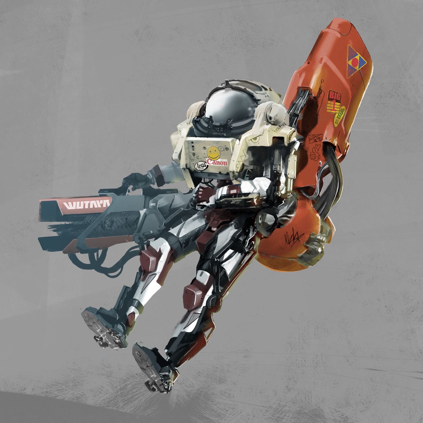 Anarch — Concept art designed by Keep Pushing Studio, Montreal