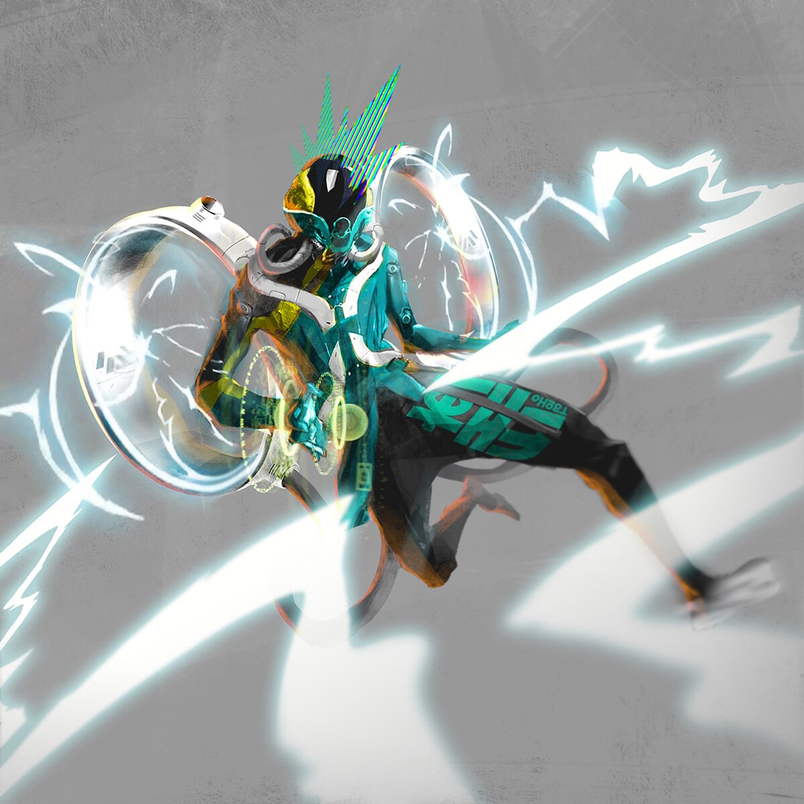 Action pose — Concept art designed by Keep Pushing Studio, Montreal