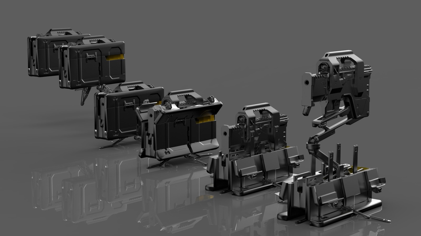 Concept art — Visual development designed by Keep Pushing Studio, Montreal