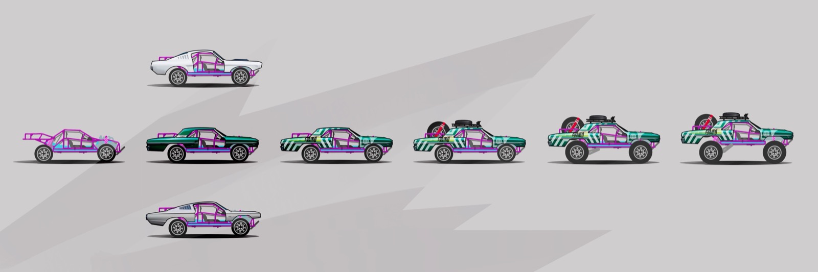 Concept art — Visual development designed by Keep Pushing Studio, Montreal