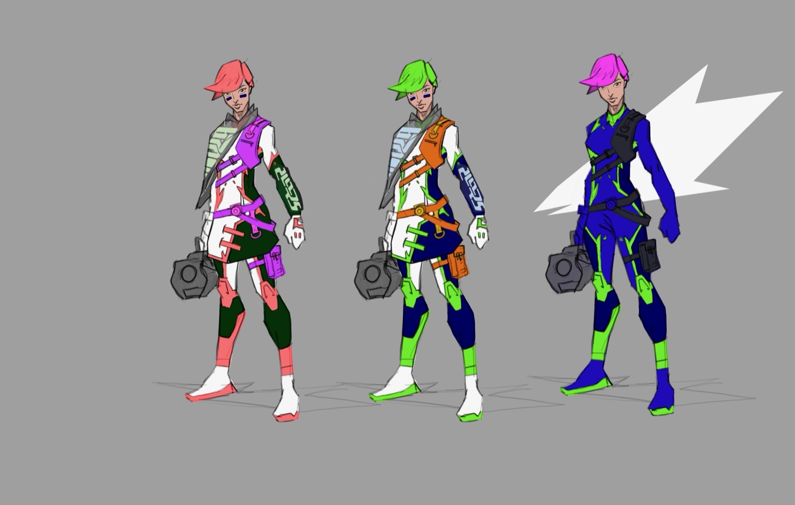 Concept art — Visual development designed by Keep Pushing Studio, Montreal