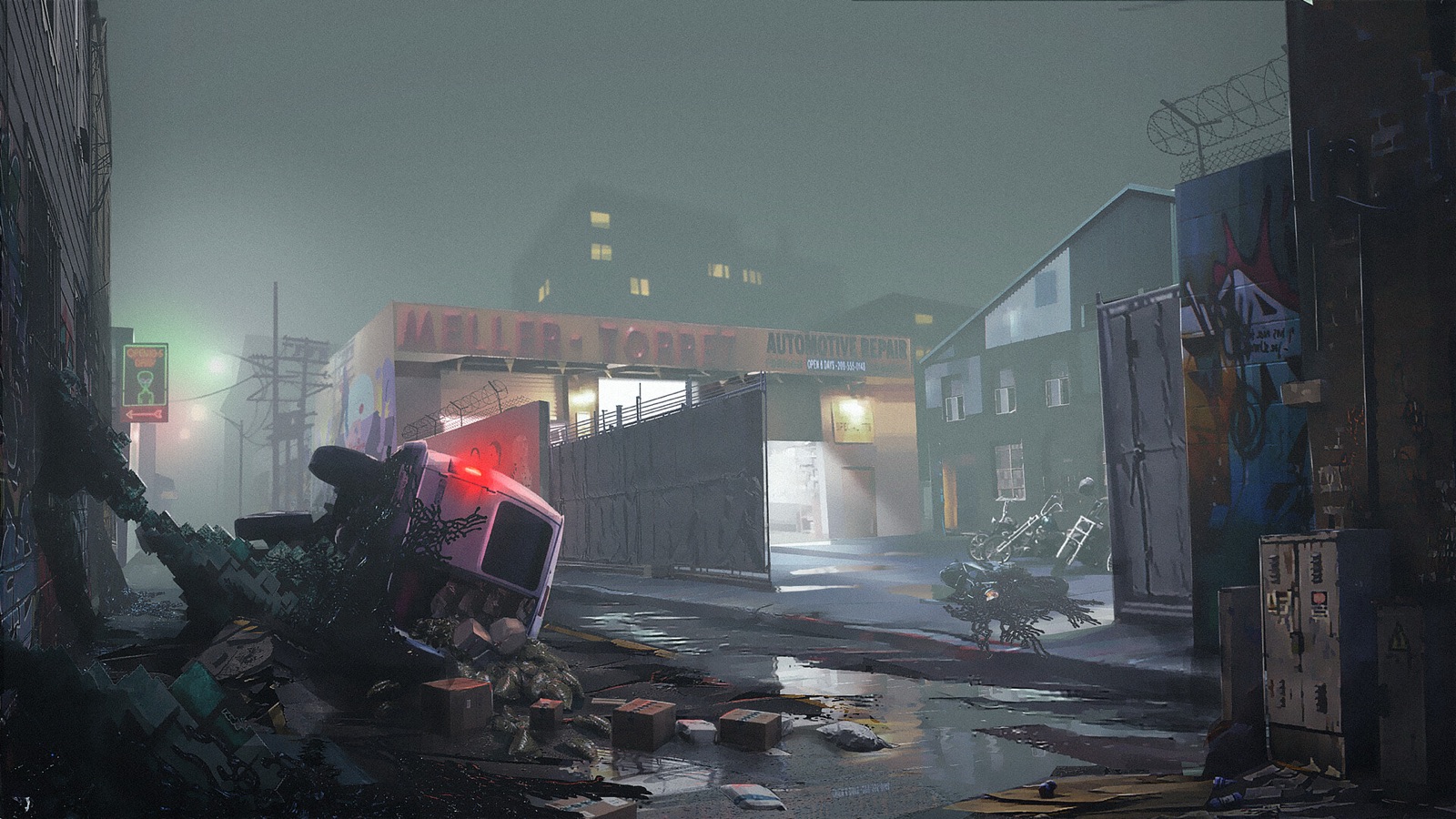 Rainbow Six Quarantine — Back alley designed by Keep Pushing Studio, Montreal