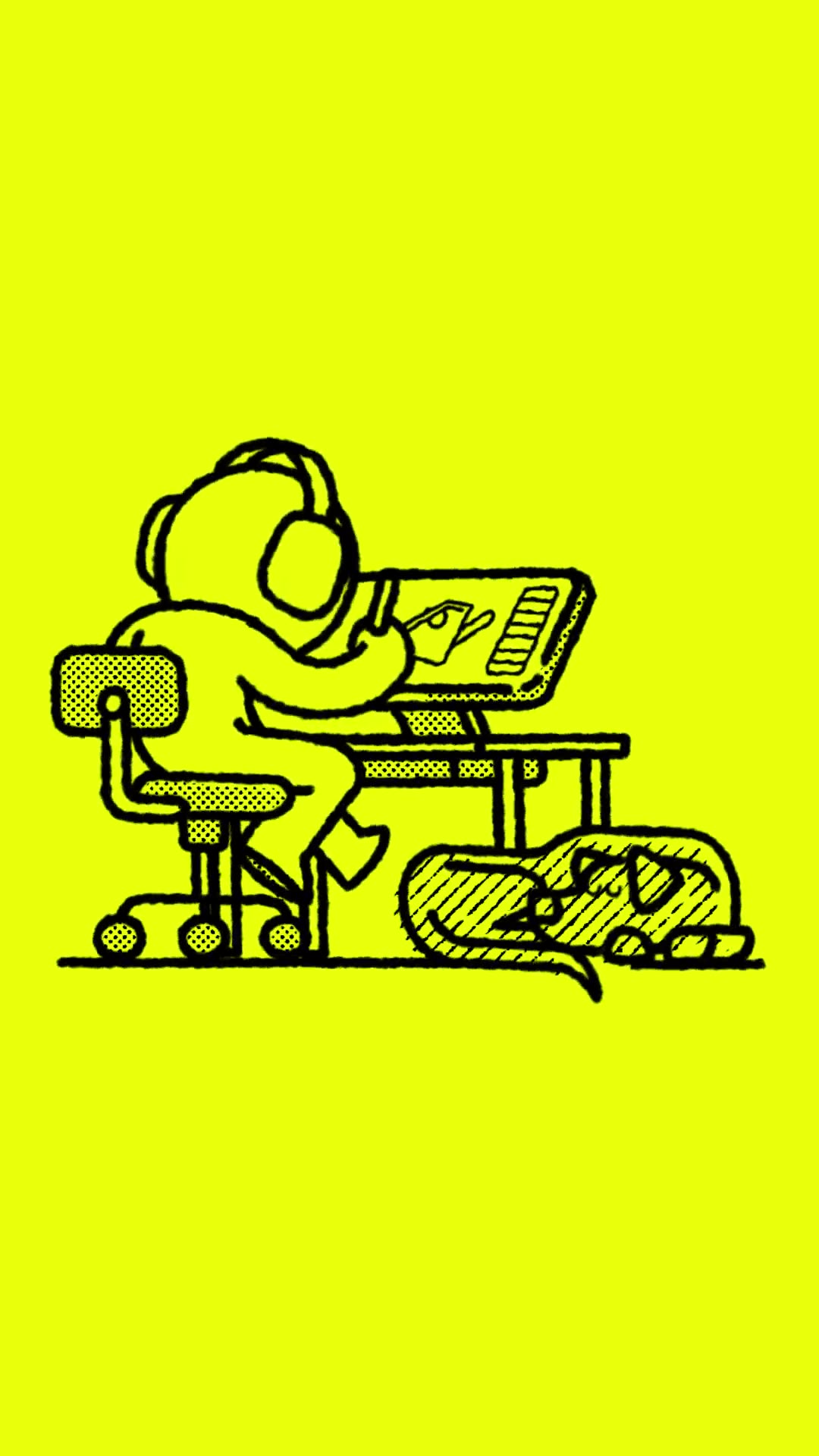 Insta drawing — Process designed by Keep Pushing Studio, Montreal