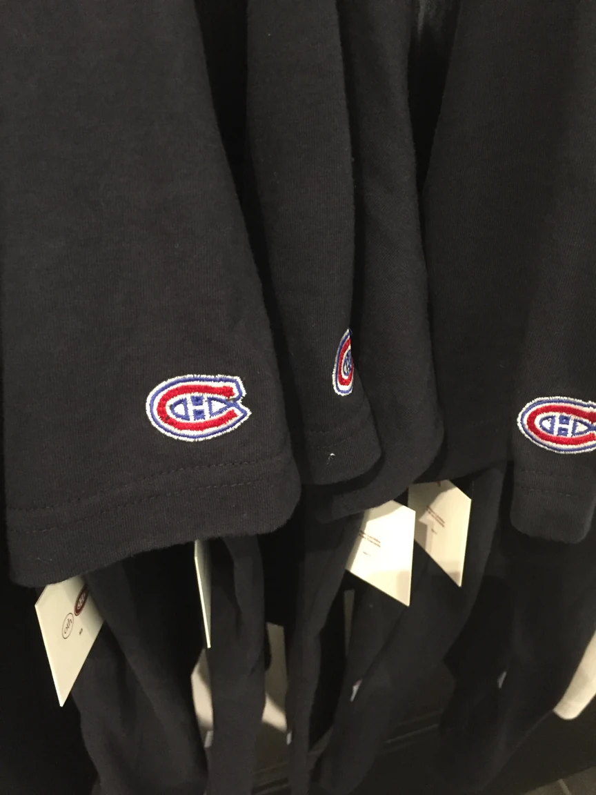 CH hoodies on the rail in store