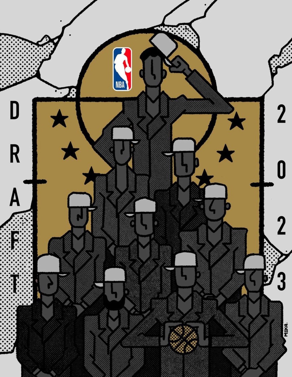 Draft 2023 — the class portrait, black and gold