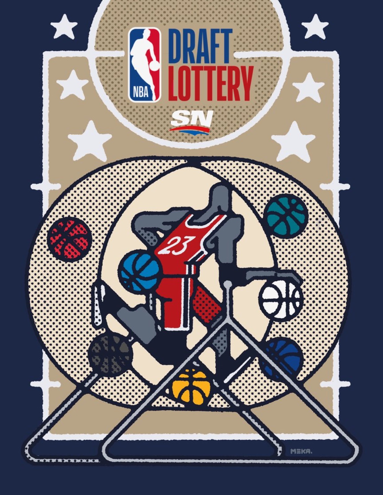 Draft Lottery — the wheel composition