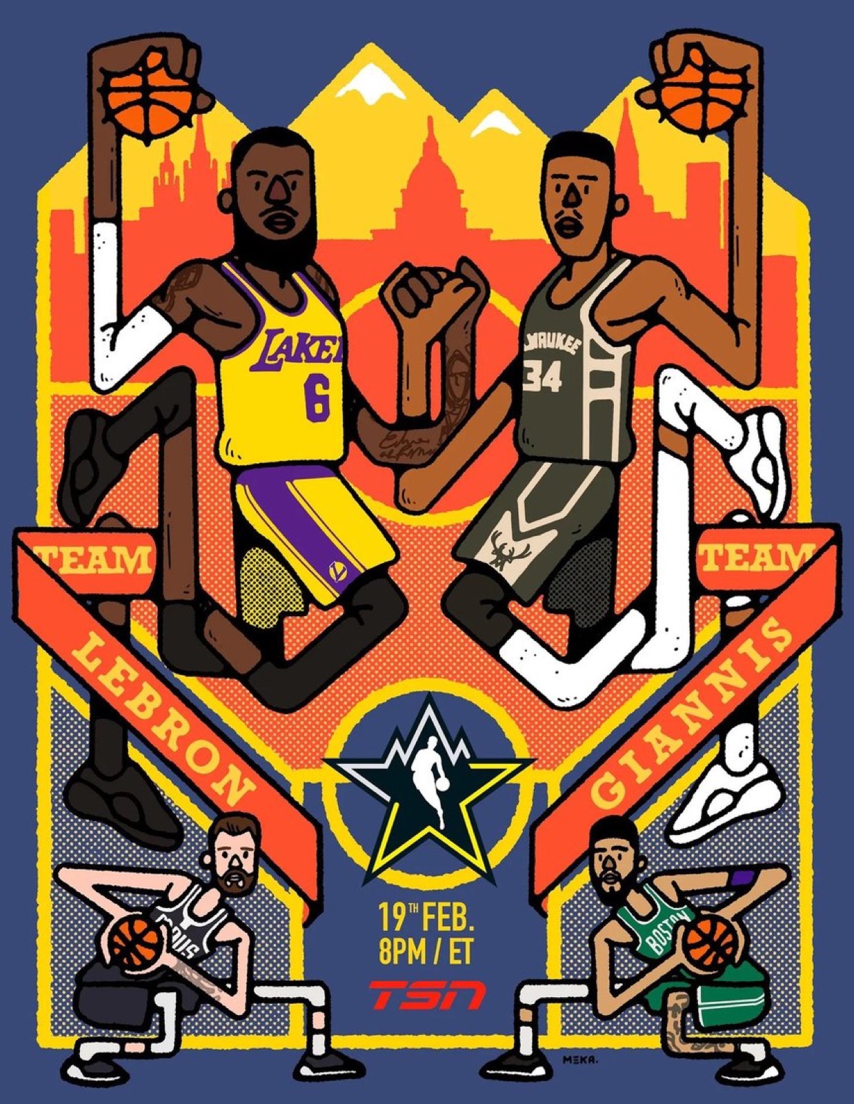 All-Star Game — Team LeBron vs Team Giannis