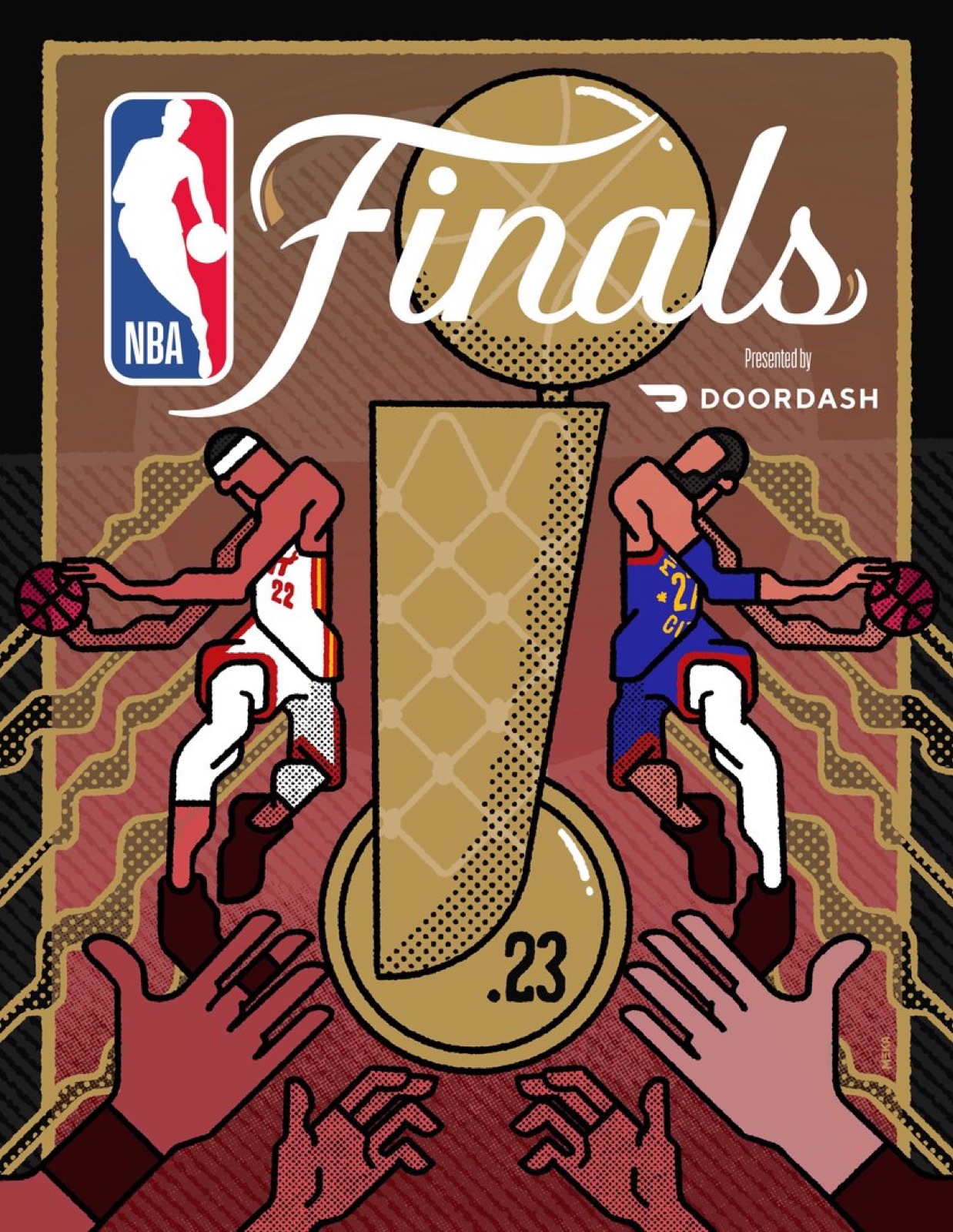 NBA Finals 2023 — the trophy piece