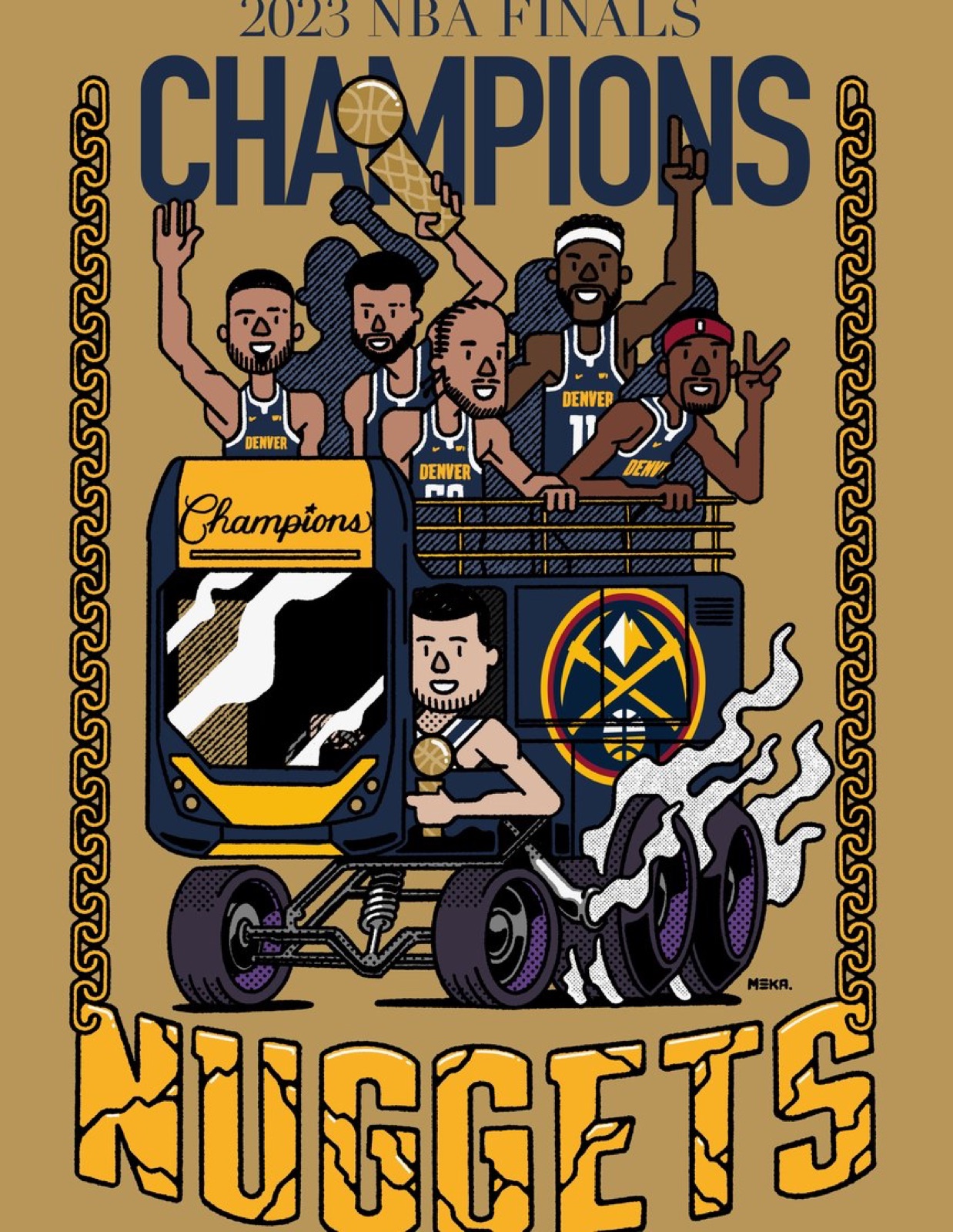 2023 NBA Finals Champions — Denver Nuggets